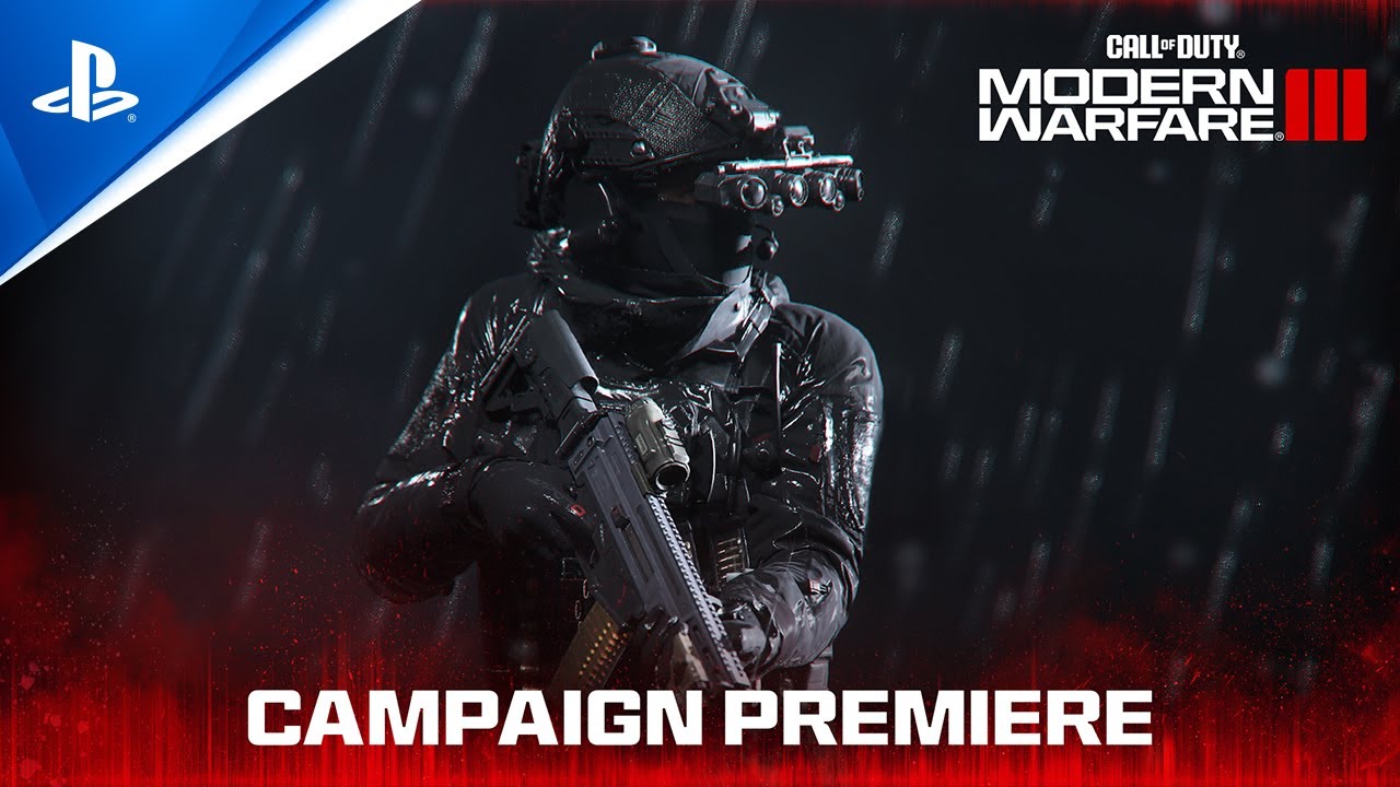 Call Of Duty: Modern Warfare III - Campaign Premiere | PS5 & PS4 Games ...