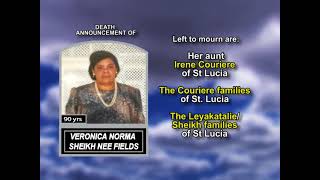 Veronica Norma Sheikh nee Fields long