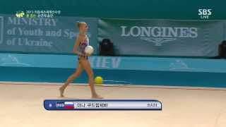 13.08.28_세계선수권 대회.종목별 결선.17. 쿠드랍체바.볼 [Yana Kudryavtseva. ball]