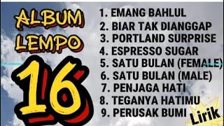 ALBUM LEMPO 16 (LIRIK) @hazmimsi