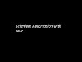 Selenium Automation - Selenium, Java and Eclipse set up and installation