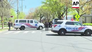 Multiple people shot outside DC funeral home