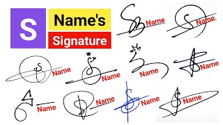 ✅ 20+ Signature Ideas For S Names | S Letter Signature Styles | How to make signature | S Signature