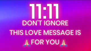 1111 DON'T IGNORE❗LOVE MESSAGE FOR YOU 💕🫂💍🙏🏻 💯% ACCURATE TAROT READING