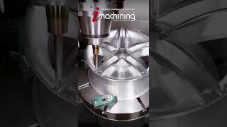 Aluminum Rim | SolidCAM 5-Axis Finishing Toolpath