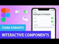 Figma Interactive Components | Figma Variants Tutorial