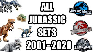 ALL JURASSIC PARK SETS 2001-2020 (LEGO JURASSIC EVOLUTION)