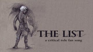 "The List" (critical role fan song) DEMO