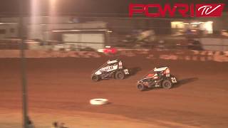 3-24-18 / POWRI Lucas Oil National Midget League A-Main Highlights from I-44 Riverside Speedway