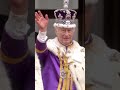 King Charles waves from palace balcony after coronation