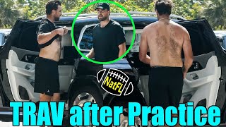 Travis Kelce goes Shirtless, Puts Hairy Back on Display after Sweaty Workout with Taylor Swift
