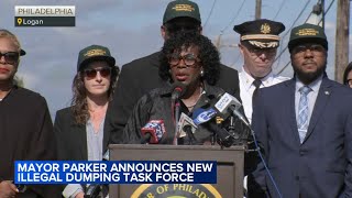 Mayor Parker announces new task force to combat illegal dumping in Philadelphia