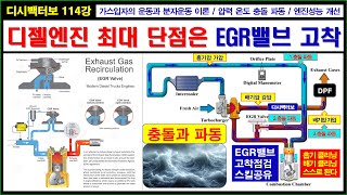 디시백터보 114강 디젤엔진 최대 단점 EGR밸브 고착 간단 점검 스킬 / 디시백터보 이론과 가스입자의 운동과 분자운동 이론으로 충돌과 파동을 키워서 엔진성능을 향상시키게 됩니다.