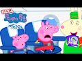 Peppa Pig And George Fly On A Bumpy Plane Ride | Peppa Pig Tales | Kids TV And Stories