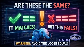PHP Comparison Operators Explained (With Examples) | EP 13