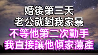 婚後第三天，老公就對我家暴！ 不等他第二次動手，我直接讓他傾家蕩產！| #逆襲 #打臉 #結婚 #婚姻 #婆媳 #婆媳問題 #情感故事 #家庭倫理 #生活經驗 #幸福生活 #美麗人生 #退休生活