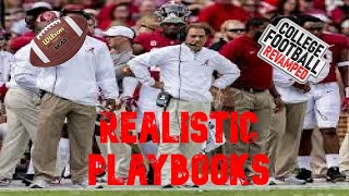 How to Get REALISTIC PLAYBOOKS in College Football Revamped (NewbGamer Playbooks) NCAA 14