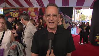 Toy Story 4 Los Angeles World Premiere - Itw Tom Hanks (official video)