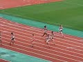 13年高校総体南九州大会　女子7種200m1組