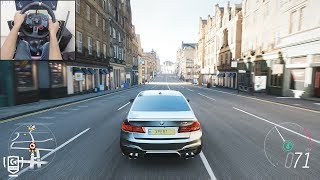 BMW M5 F90 - Forza Horizon 4 | Logitech g29 gameplay