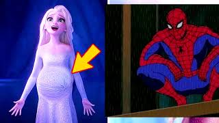 Elsa is pregnant with Spider Man`s baby, but Batman...