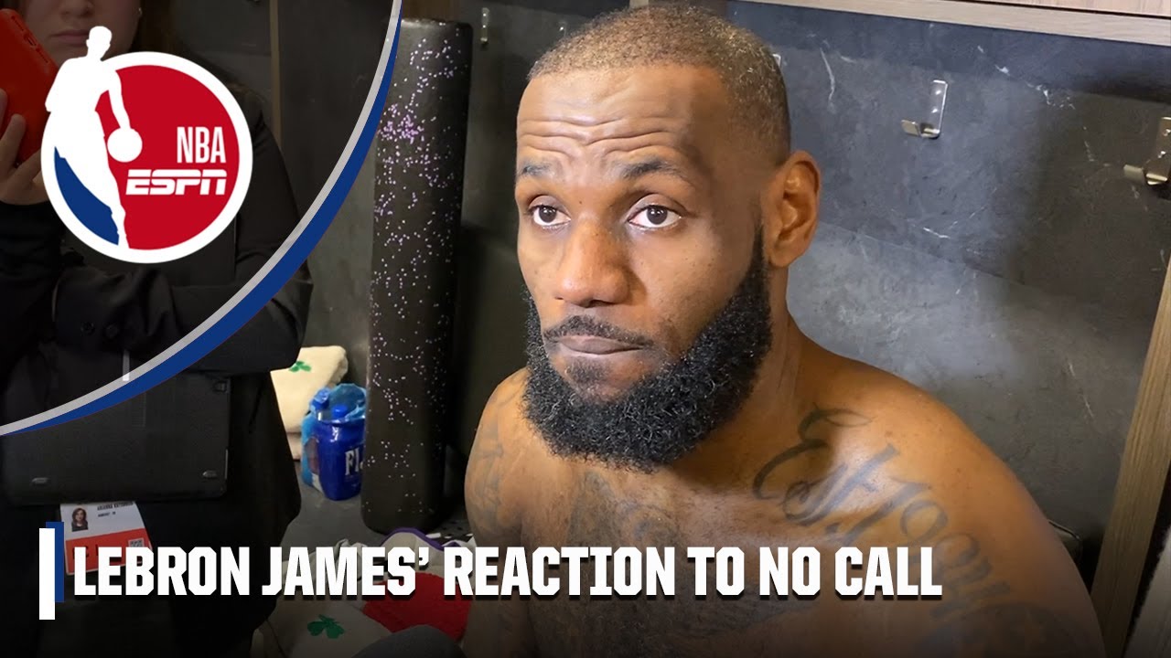 I Don't Get It - LeBron's Reaction To No-call At The End Of Regulation ...