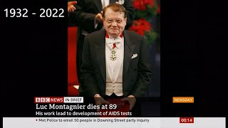 Luc Montagnier passes away (1932 - 2022) (France) - BBC News - 11th February 2022