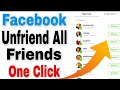 🔴 How To Unfriend All Friends On Facebook At Once || Delete Remove All Facebook Friends One Click