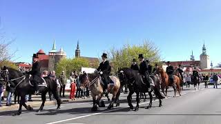 Osterreiter verkünden die frohe Botschaft