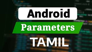 Kotlin Parameters Explained in Tamil | Android Development