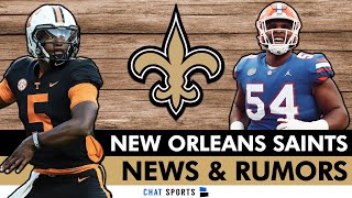 Hendon Hooker To New Orleans? Saints Rumors On Derek Carr + NFL Draft Targets Ft. O’Cyrus Torrence