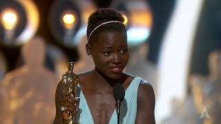 Lupita Nyong'o winning Best Supporting Actress | 86th Oscars (2014)