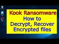 Kook ransomware virus. How to decrypt .Kook files. Kook File Recovery Guide.