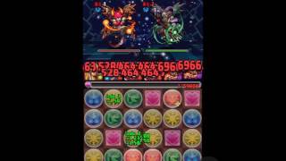 [パズドラ]星宝の魔窟周回　赤おでん一体編成マルチプレイ