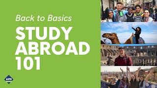Back to Basics: Study Abroad 101 with AIFS // AIFS Study Abroad Webinar