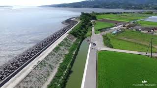 宇城地域振興局発注 宇城市不知火町 亀松地区農村地域防災減災事業（湛防）第７号工事