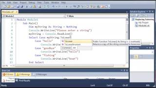 Visual Basic Tutorial 25 Select Case Else YouTube