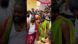 Talwar Shiva Potharaju and Bharath Swamy Dance #shorts #shortsfeed #ytshort #trending #bonalu #yt