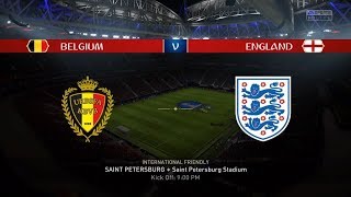Belgium 0 - 1 England | 2018 FIFA World Cup Play-off for third place | Simulation Match 1 | FIFA 18