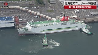 【速報】北海道でフェリー一時座礁 苫小牧、乗客乗員けがなし