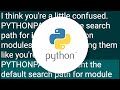 How can I use a Python script in the command line without cd-ing to its directory? Is it the PYTHONP