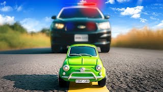 POLICE CHASE TINY CAR in BeamNG!