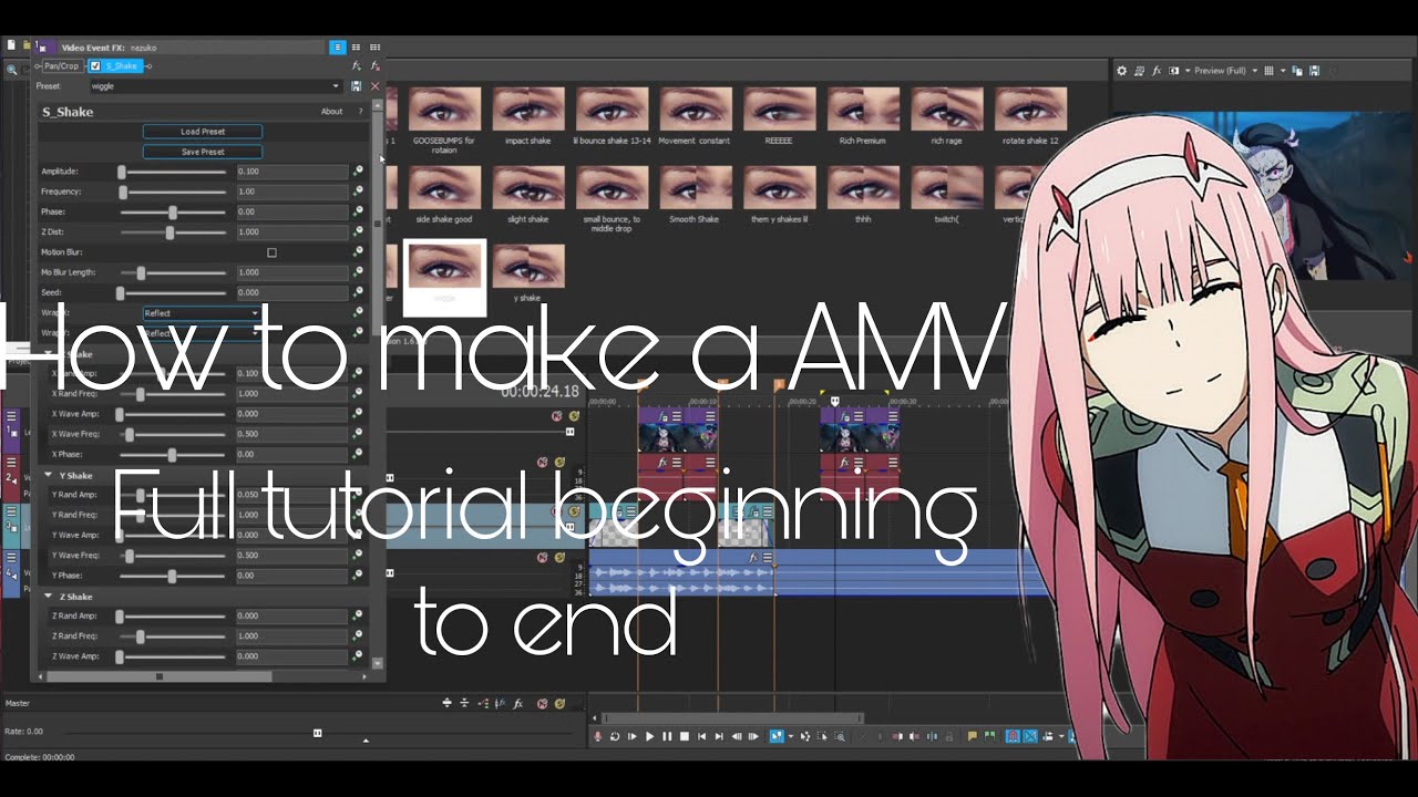 How To Make An Amv Edit Full Tutorial Svp Tutorial Youtube