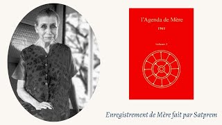 Enregistrement L’Agenda de Mère, Volume 2 | 27.03.1961