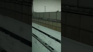 新幹線　雪　岐阜羽島～米原　2018/1/26