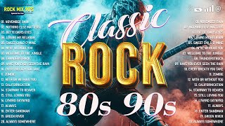 Best Classic Rock Songs Ultimate 70s 80s 90s 🔥 Guns N Roses, Aerosmith, Bon Jovi, Metallica, Queen