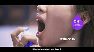 E-IONS water could improve bad breath