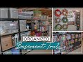 Organized Basement Tour | Holiday Decor Storage | Unfinished Basement Organization Ideas