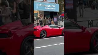 Found a Ferrari 458 in front of Shibuya Station