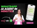 How to Build a WhatsApp AI Agent with n8n & ChatGPT (No Coding!)| Free Template Inside